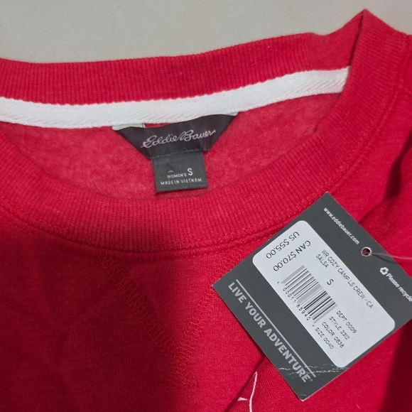Eddie Bauer Crew Neck Warm Cozy Camp Sweater Pullover - Picture 3 of 11